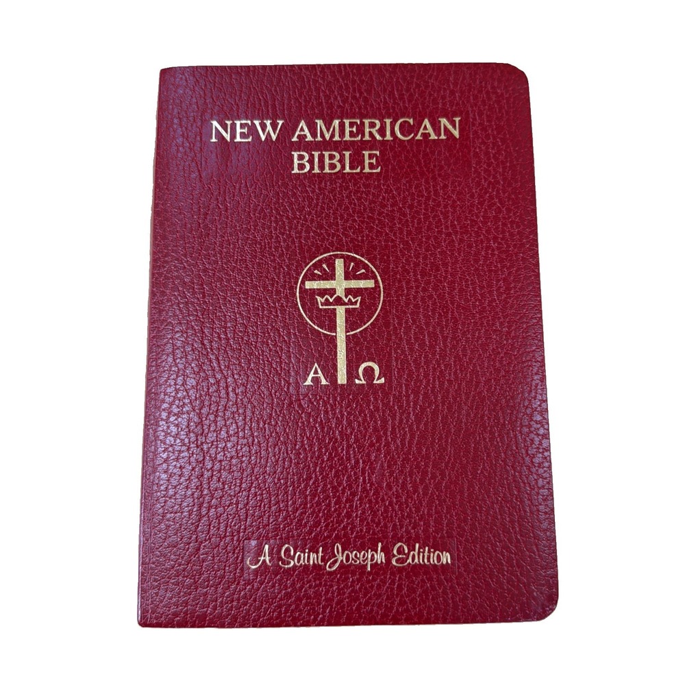New American Bible Saint Joseph Edition Giant Print Illustrated Catholic Holy